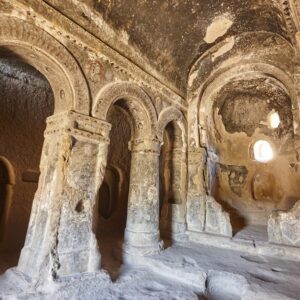 Selime Monastery rock-cut cathedral, Cappadocia, Turkey
