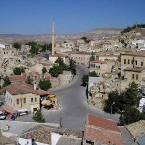Ancient Greek and Ottoman architecture in Mustafapasa, Turkey