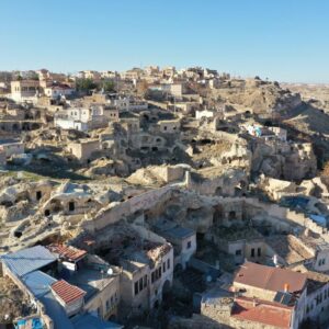 Mustafapasa Village’s historic stone houses and Greek mansions, Cappadocia