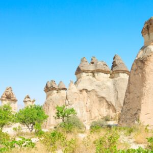 Pasabag Valley’s famous multi-headed fairy chimneys, Cappadocia