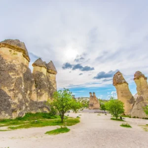 Scenic hiking trail through Pasabag’s famous rock formations