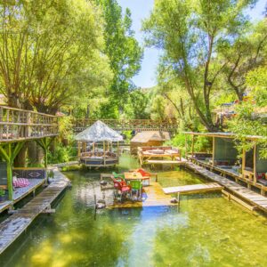 Ihlara Valley restaurants by the Melendiz River, Cappadocia