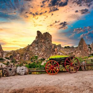 Luxury cave hotels in Uchisar, blending history with modern comfort