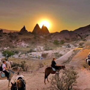 Authentic Turkish horse riding experience in Cappadocia’s historic landscapes