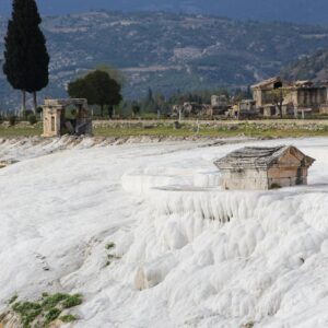 Walk barefoot on Pamukkale’s warm terraces