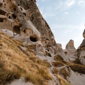 Cappadocia’s surreal landscapes stretch beyond the horizon