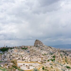 The dramatic cliffs and fairy chimneys of Cappadocia