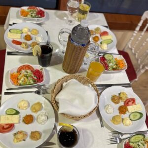 alacarte menu meze plate bosphorus boat cruise