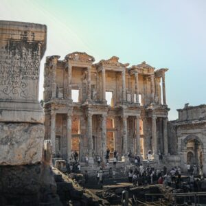 Explore the Library of Celsus on our Ephesus tour