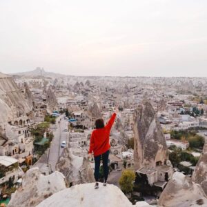Moon-like landscapes and fairy chimneys of Cappadocia