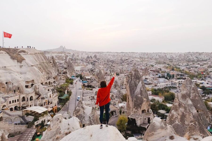 Moon-like landscapes and fairy chimneys of Cappadocia