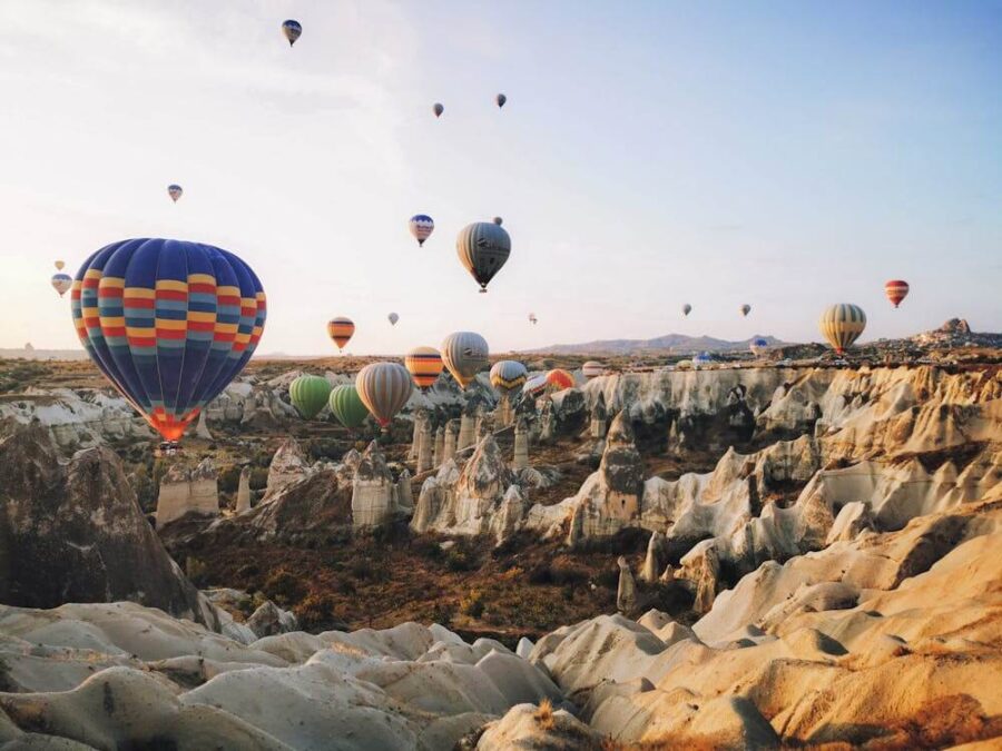 The magic of Cappadocia seen from above