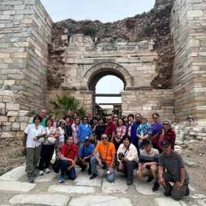 Our travelers take in the beauty and history of the ancient city of Ephesus