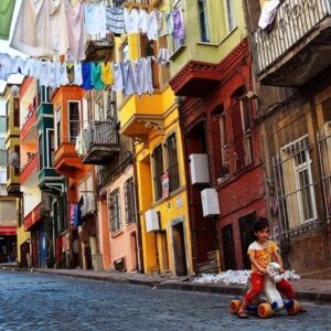Balat’s colorful stairs and Fener’s faded elegance—perfect for culture lovers and photographers alike