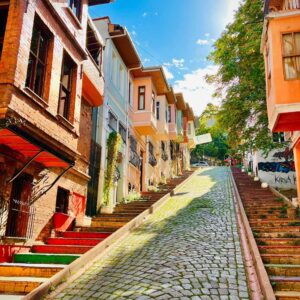 Colorful facades, local cafés, and cobblestone charm in Istanbul’s most photogenic neighborhoods in fener and Balat