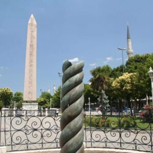 The Serpent Column and obelisks—ancient symbols in the center of modern Istanbul
