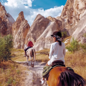 Sunset Views on a Cappadocia Horseback Ride