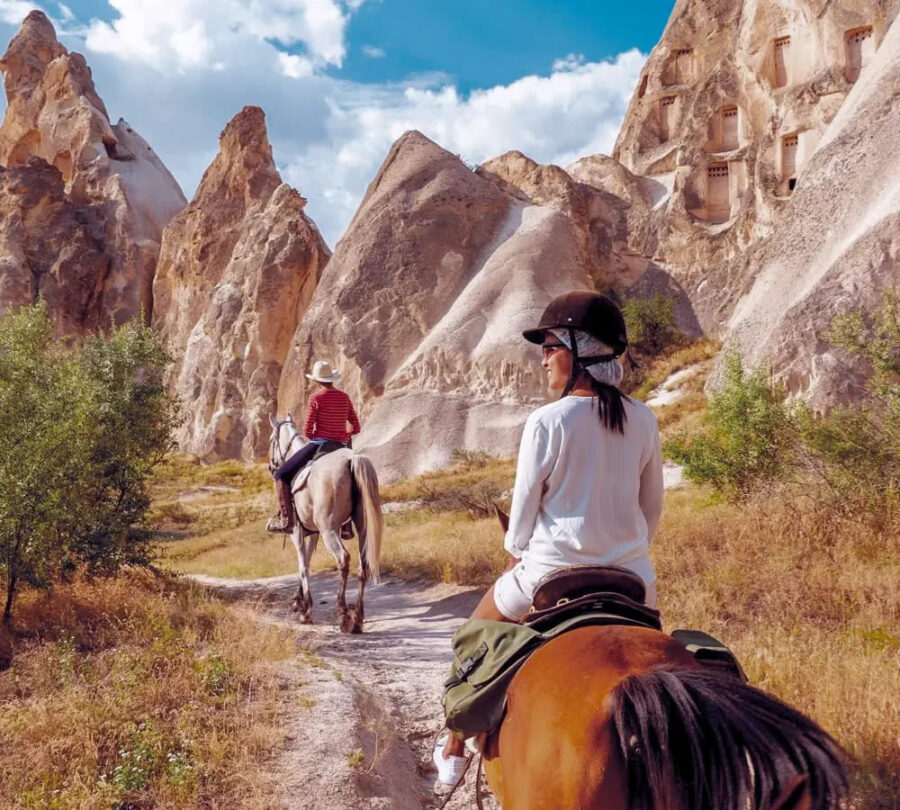 Sunset Views on a Cappadocia Horseback Ride
